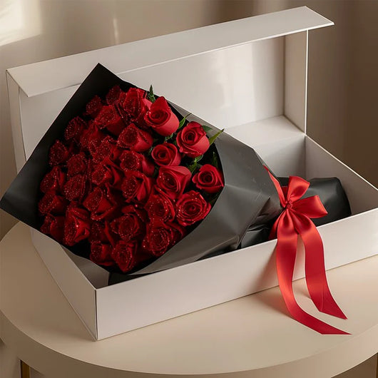 Glitter Rose Bouquet